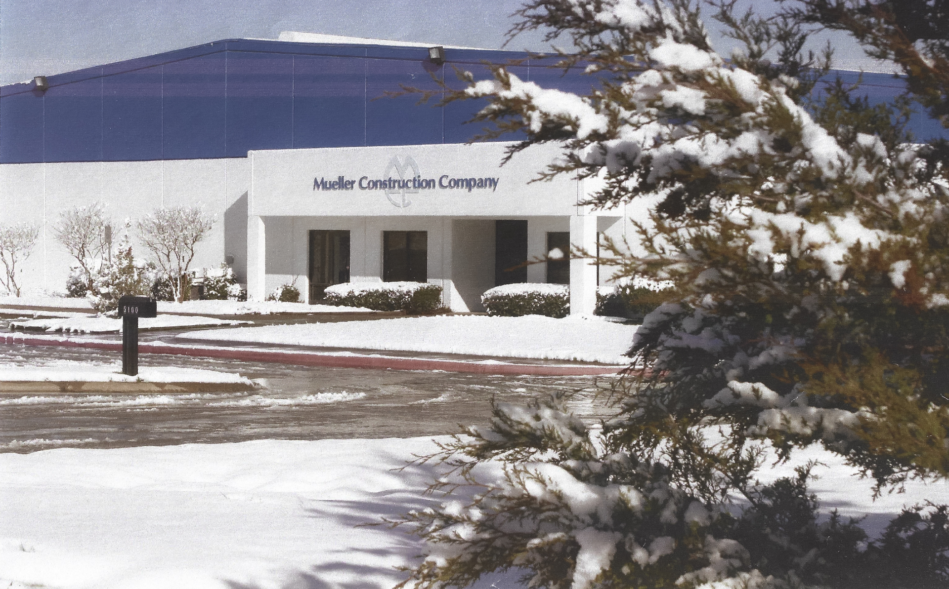 The original Mueller Construction Company facility