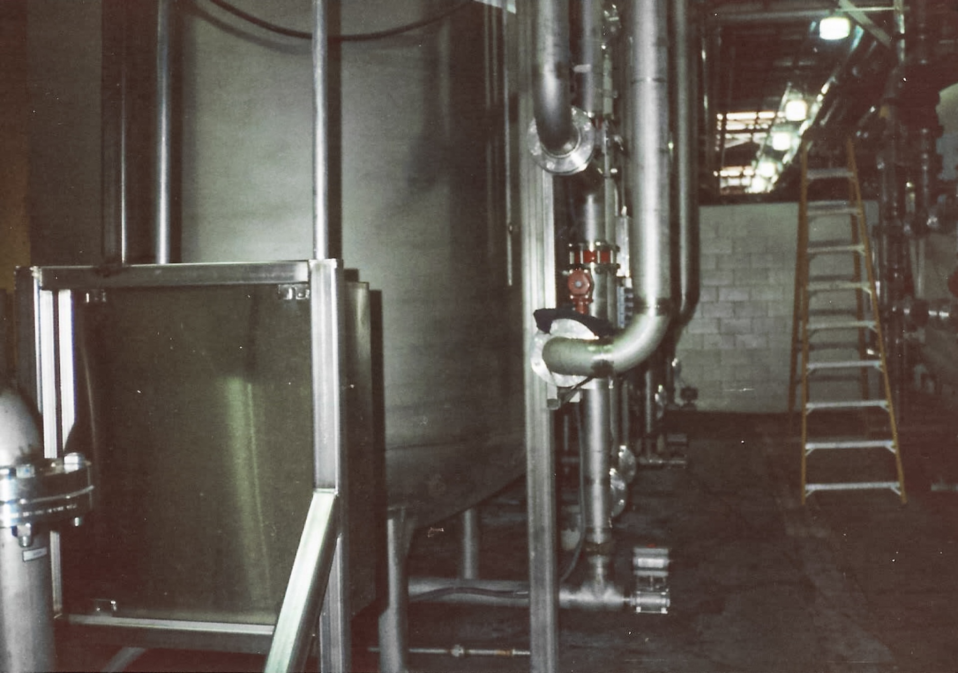 Process tanks and stainless piping — sanitary install